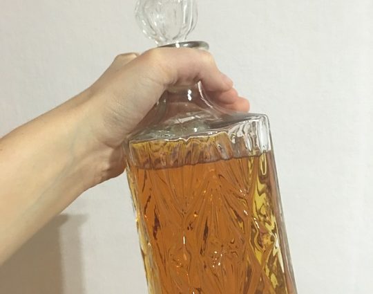 carafe à whisky en cristal